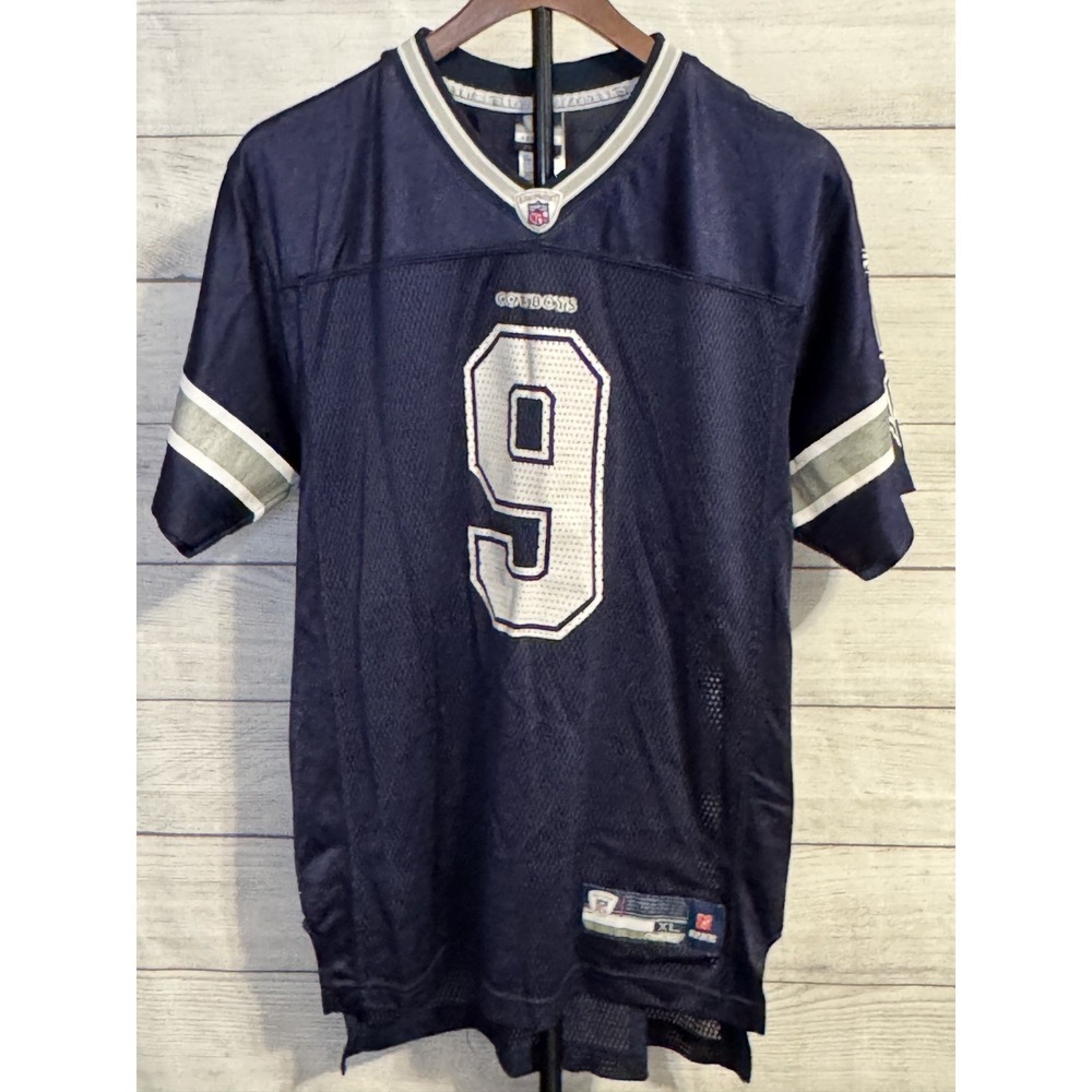 NFL Authentic Equipment Reebok Tony Romo #9 Dallas Cowboys Boys Jersey Size XL